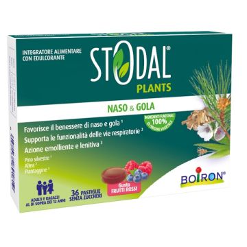 Stodal plants frutti rossi 36 pastiglie senza glutine naturalmente privo di lattosio