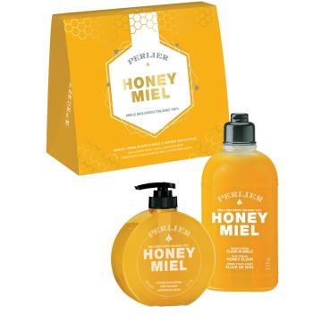Honey miel cofanetto bagno crema elisir di miele 250 ml + sapone non sapone 300 ml