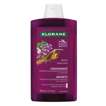 Klorane shampoo chinina crescita 400 ml