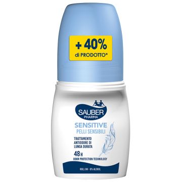 Sauber deo 48h sensitive pelli sensibili roll on 70 ml