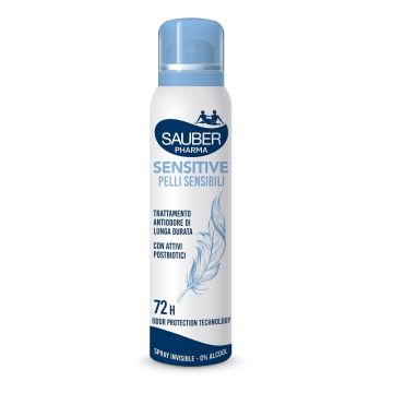 Sauber deo 72h sensitive pelli sensibili spray 150 ml