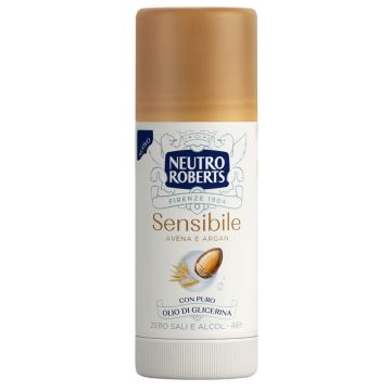 Neutro roberts deodorante pelle sensibile avena argan stick 40 ml