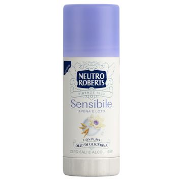 Neutro roberts deodorante pelle sensibile avena loto stick 40 ml