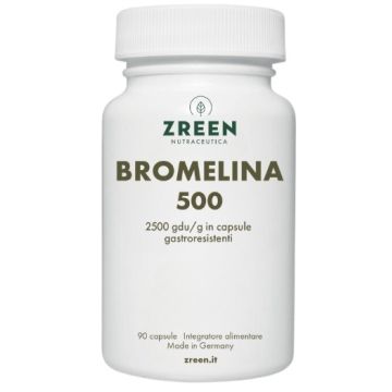 Zreen bromelina 500 90 capsule gastroresistenti