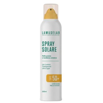 Lamuselab spray solare 50+ 200 ml
