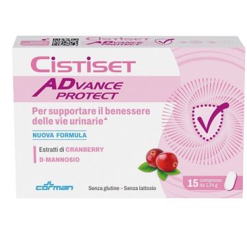 Cistiset advance protect 15 compresse 1,24 g senza glutine senza lattosio