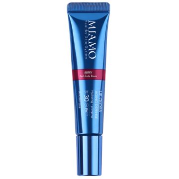 Miamo skincolor care lip gloss aging defense spf 30+ berry red fruits flavor 15 ml