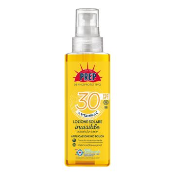 Prep dermoprotettivo lozione solare invisible spf30 con vitamina e water resistant 175 ml