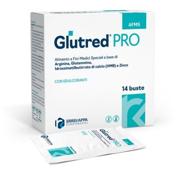 Glutred pro 14 buste da 24 g con edulcoranti senza glutine senza lattosio