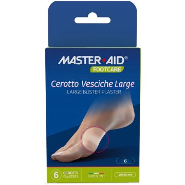 Cerotto vesciche footcare large 6 pezzi