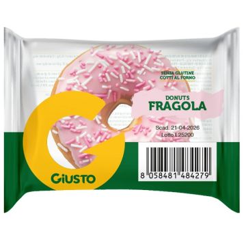 Giusto senza glutine donuts fragola 35 g