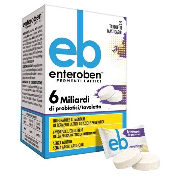 Enteroben 6 miliardi 20 tavolette masticabili