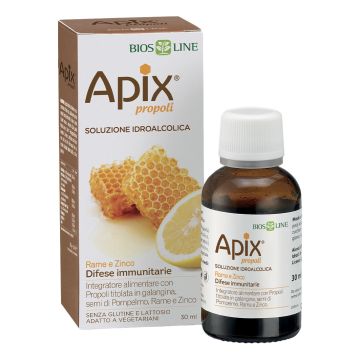 Apix propoli soluzione idroalcolica 30 ml senza glutine e lattosio