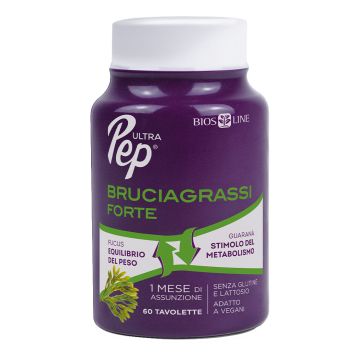 Ultra pep bruciagrassi forte 60 tavolette new senza glutine e lattosio