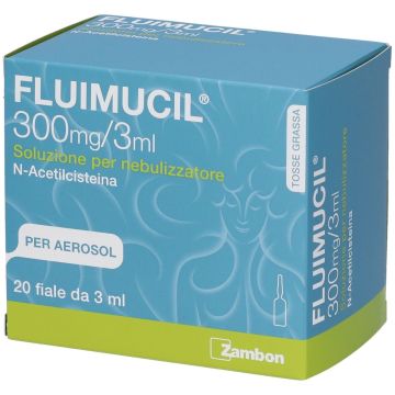 Fluimucil 300 mg/3 ml Soluzione Nebulizzatore 20 Fiale