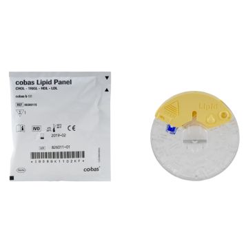 Pannello per test diagnostico cobas b101 lipid 10 test
