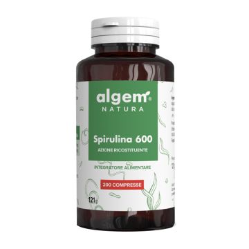 Algem Spirulina 600 Azione Ricostituente 200 Compresse