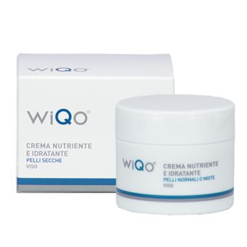 Wiqo crema nutriente ed idratante pelli normali o miste viso 50 ml