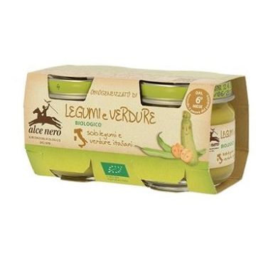 Alce omo legumi/verd.bio 2x80g