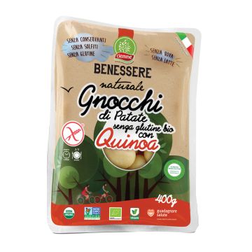 Benessere naturale gnocchi di patate con quinoa senza glutine bio 400 g
