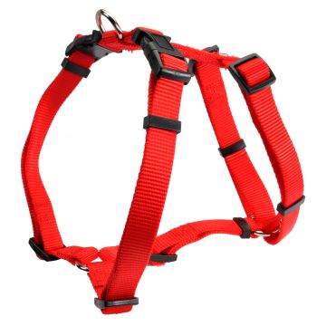 Camon Cane Pettorina In Nylon Modello "H" N. 6 25 Mm Rosso