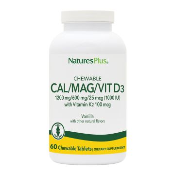 Cal/mag/d3 calcio magnesio vitamina d3 masticabile alla vaniglia 60 tavolette 337 mg