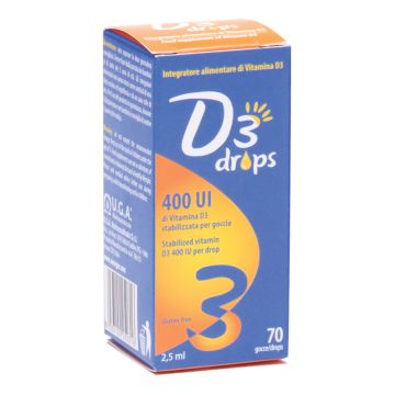 D3 drops 400 ui flaconcino 2,5 ml