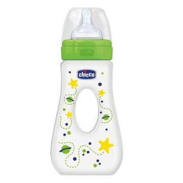 Chicco Biberon passeggio uni 240 Silicone