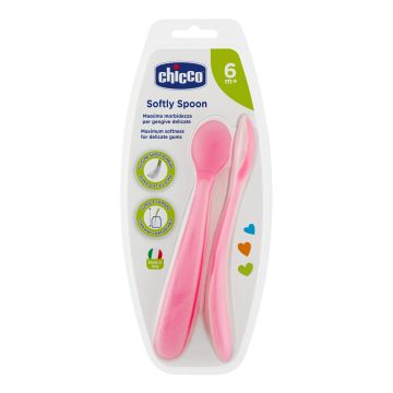 Chicco Cucchiaio Silicone femm 6m+