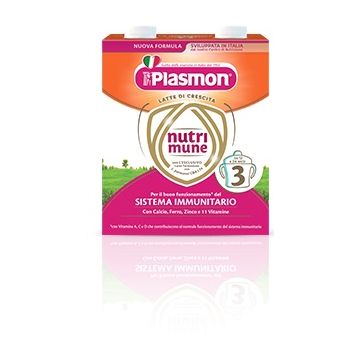 Plasmon Nutri-mune 3 Latte di crescita 2 x 500 ml