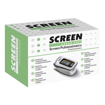 Pulsiossimetro screen check