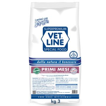 Vetline Cane Primi Mesi Monoproteico Bufalo 3 Kg