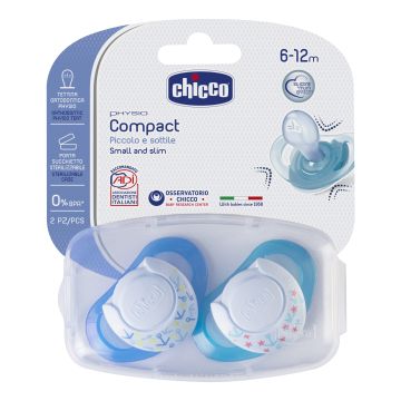 Chicco Succhietto Compact Boy S6-16 2pezzi
