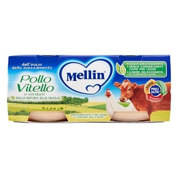 Omo mellin pollo/vit.verd2x80g