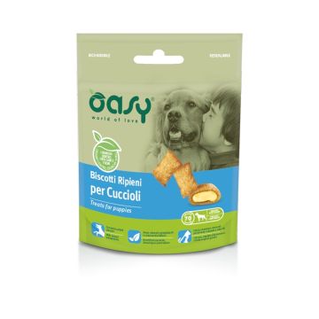 Oasy Cane Snack Biscotti Ripieni Puppy Pollo 70 Gr
