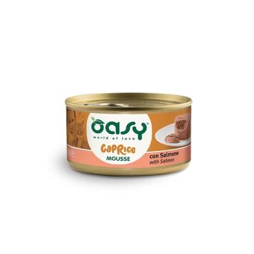 Oasy Gatto Caprice Mousse Adulto Salmone 85 Gr