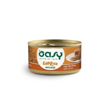 Oasy Gatto Caprice Mousse Adulto Tacchino 85 Gr