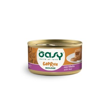 Oasy Gatto Caprice Mousse Adulto Vitello 85 Gr