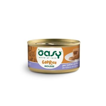 Oasy Gatto Caprice Mousse Kitten Pollo 85 Gr