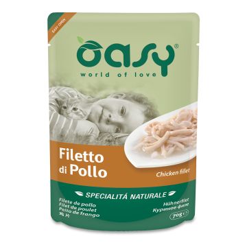 Oasy Gatto Specialita' Naturali In Busta Adulto Pollo 70 Gr