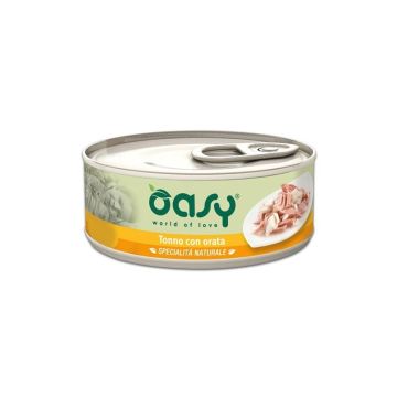 Oasy Gatto Specialita' Naturali In Lattina Adulto Tonno & Orata 70 Gr