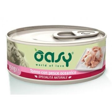Oasy Gatto Specialita' Naturali In Lattina Adulto Tonno & Pescetti Oceanici 70 Gr