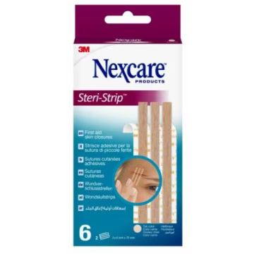 Steri strip skin 6x75mm 6str