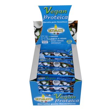 Barretta vegan proteica cacao/cocco 24 pezzi