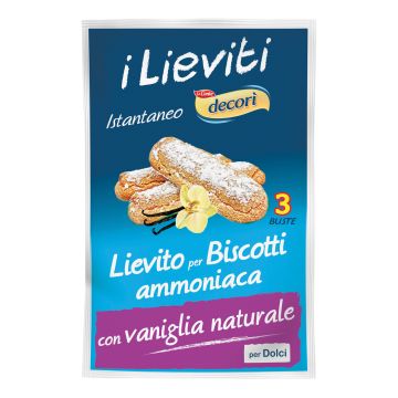 Ipafood lievito per biscotti ammoniaca senza glutine 3 x 8 g