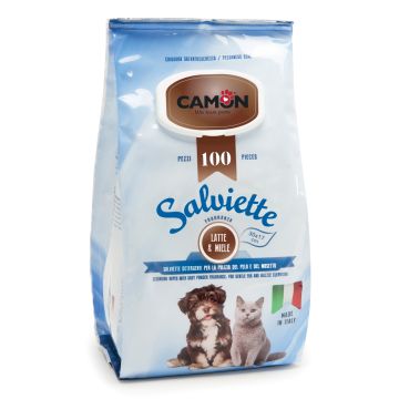 Camon Salviette Detergenti 100 Pezzi Latte & Miele