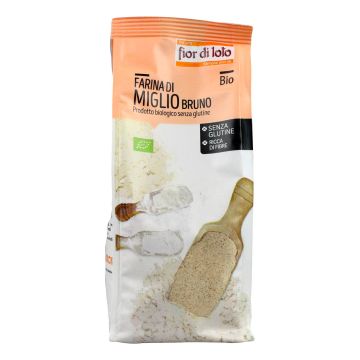 Farina miglio bruno senza glutine bio 375 g