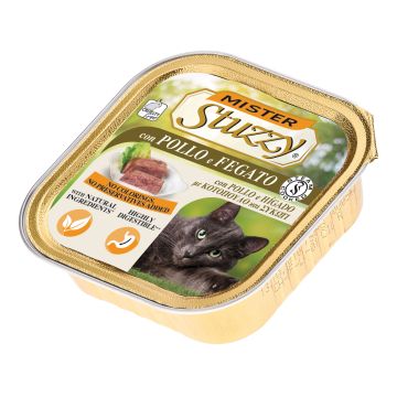 Stuzzy Gatto Pate' Vaschetta Adulto Pollo & Fegato 100 Gr
