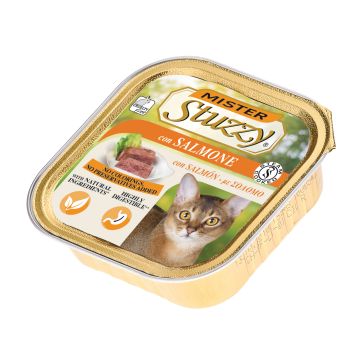 Stuzzy Gatto Pate' Vaschetta Adulto Salmone 100 Gr