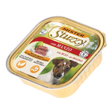 Stuzzy Cane Pate' Vaschetta Adulto Manzo 150 Gr
